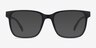 Alder Matte Black PlasticEyeglass Frames from EyeBuyDirect, with Tinted Lenses