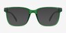 Alder Clear Green Eco-friendlyEyeglass Frames from EyeBuyDirect, with Tinted Lenses