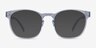 Oakwood Clear Eco-friendlyEyeglass Frames from EyeBuyDirect, with Tinted Lenses