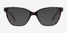 Almond Écailles PlastiqueMontures de lunettes de vue d'EyeBuyDirect, Avec des Verres Teintés