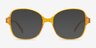 Arolla Clear Yellow PlastiqueMontures de lunettes de vue d'EyeBuyDirect, Avec des Verres Teintés
