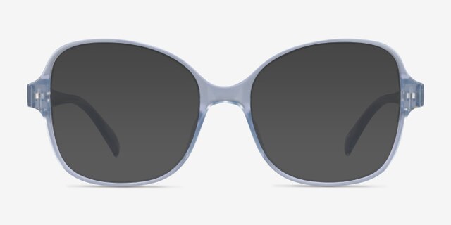 Arolla Clear Eco-friendlyEyeglass Frames from EyeBuyDirect, with Tinted Lenses