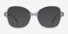 Arolla Clear Eco-friendlyEyeglass Frames from EyeBuyDirect, with Tinted Lenses