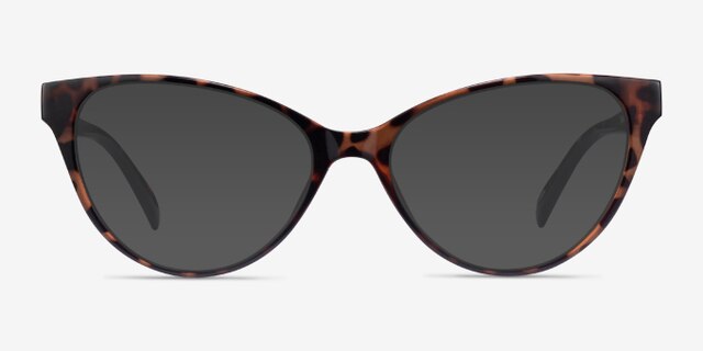 Lantana Tortoise PlasticEyeglass Frames from EyeBuyDirect, with Tinted Lenses