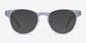 Osier Clear Eco-friendlyEyeglass Frames from EyeBuyDirect, with Tinted Lenses