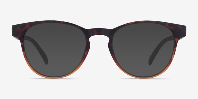 Osier Matte Tortoise Brown PlasticEyeglass Frames from EyeBuyDirect, with Tinted Lenses
