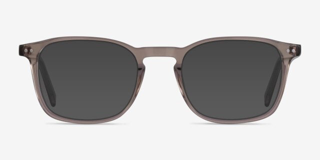 Holley Clear Brown AcetateEyeglass Frames from EyeBuyDirect, with Tinted Lenses