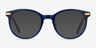 Dotti Blue Gold AcetateEyeglass Frames from EyeBuyDirect, with Tinted Lenses