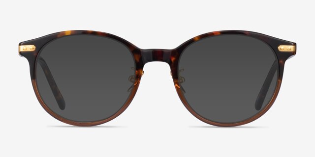 Dotti Tortoise Gold AcetateEyeglass Frames from EyeBuyDirect, with Tinted Lenses