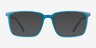 Candescent Blue PlasticEyeglass Frames from EyeBuyDirect, with Tinted Lenses