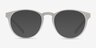 Moonlight Matte Clear PlasticEyeglass Frames from EyeBuyDirect, with Tinted Lenses
