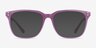 Lunar Gaze Purple PlasticEyeglass Frames from EyeBuyDirect, with Tinted Lenses