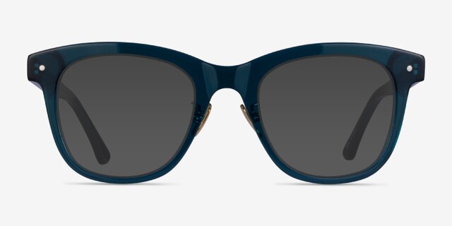 Coqueline Clear Blue AcetateEyeglass Frames from EyeBuyDirect, with Tinted Lenses