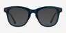 Coqueline Clear Blue AcetateEyeglass Frames from EyeBuyDirect, with Tinted Lenses