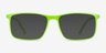 Interstellar Green PlasticEyeglass Frames from EyeBuyDirect, with Tinted Lenses