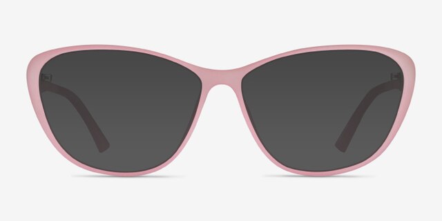 Orbital Matte Pink PlasticEyeglass Frames from EyeBuyDirect, with Tinted Lenses