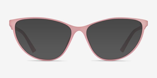 Harvest Matte Pink PlasticEyeglass Frames from EyeBuyDirect, with Tinted Lenses