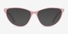 Harvest Matte Pink PlasticEyeglass Frames from EyeBuyDirect, with Tinted Lenses