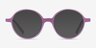 Supermoon Purple PlasticEyeglass Frames from EyeBuyDirect, with Tinted Lenses