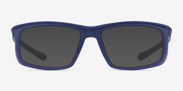 Drill Navy Black PlasticEyeglass Frames from EyeBuyDirect, with Tinted Lenses