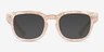Aglow Champagne AcetateEyeglass Frames from EyeBuyDirect, with Tinted Lenses