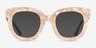 Astra Champagne Tortoise AcetateEyeglass Frames from EyeBuyDirect, with Tinted Lenses