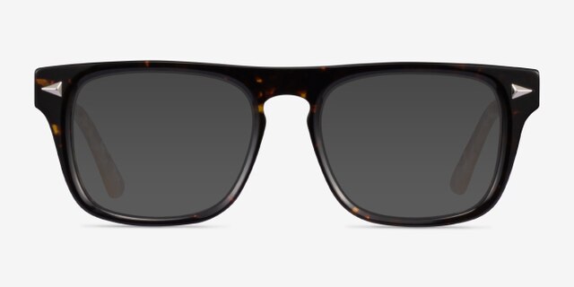 Fluoresce Tortoise Champagne AcetateEyeglass Frames from EyeBuyDirect, with Tinted Lenses