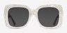 Spacey White AcetateEyeglass Frames from EyeBuyDirect, with Tinted Lenses
