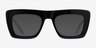 Planetary Black Gray AcetateEyeglass Frames from EyeBuyDirect, with Tinted Lenses