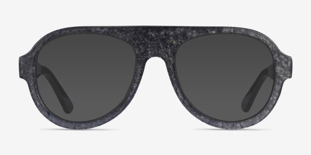 Revel Shiny Gray AcetateEyeglass Frames from EyeBuyDirect, with Tinted Lenses