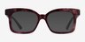 Boheme Shiny Red Floral AcetateEyeglass Frames from EyeBuyDirect, with Tinted Lenses