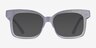 Boheme Shiny Gray AcetateEyeglass Frames from EyeBuyDirect, with Tinted Lenses