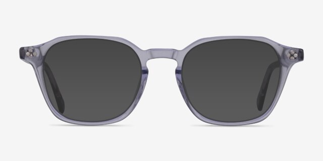 Hopkins Clear Purple Floral AcetateEyeglass Frames from EyeBuyDirect, with Tinted Lenses