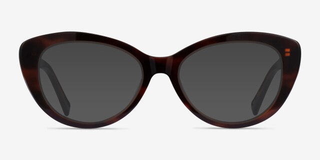 Rhea Tortoise AcetateEyeglass Frames from EyeBuyDirect, with Tinted Lenses
