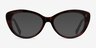 Rhea Tortoise AcetateEyeglass Frames from EyeBuyDirect, with Tinted Lenses