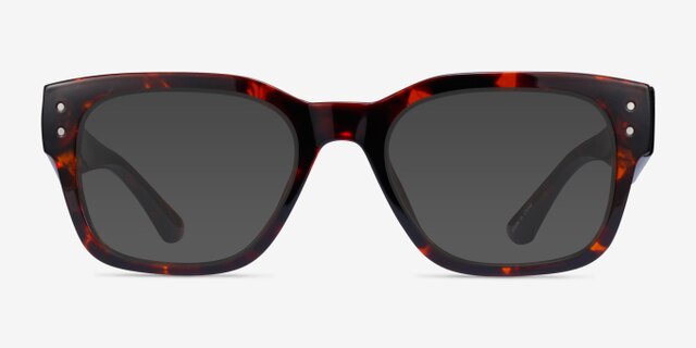 Hearth Tortoise PlasticEyeglass Frames from EyeBuyDirect, with Tinted Lenses