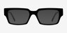 Rand Black AcetateEyeglass Frames from EyeBuyDirect, with Tinted Lenses
