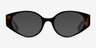 Vesta Black Tortoise AcetateEyeglass Frames from EyeBuyDirect, with Tinted Lenses