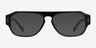 Tempo Green Striped AcetateEyeglass Frames from EyeBuyDirect, with Tinted Lenses