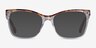 Rima Tortoise Clear AcetateEyeglass Frames from EyeBuyDirect, with Tinted Lenses