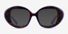 Troupe Tortoise Purple AcétateMontures de lunettes de vue d'EyeBuyDirect, Avec des Verres Teintés