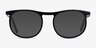 Regent Black AcetateEyeglass Frames from EyeBuyDirect, with Tinted Lenses