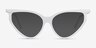 Siamese White AcetateEyeglass Frames from EyeBuyDirect, with Tinted Lenses