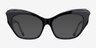 Role Black AcetateEyeglass Frames from EyeBuyDirect, with Tinted Lenses