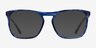 Amra Blue Striped AcetateEyeglass Frames from EyeBuyDirect, with Tinted Lenses