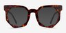 Jewel Tortoise AcetateEyeglass Frames from EyeBuyDirect, with Tinted Lenses