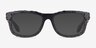 Novelty Black PlasticEyeglass Frames from EyeBuyDirect, with Tinted Lenses