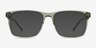 Bet Clear Olive AcetateEyeglass Frames from EyeBuyDirect, with Tinted Lenses