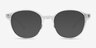 Endorphin Clear PlasticEyeglass Frames from EyeBuyDirect, with Tinted Lenses