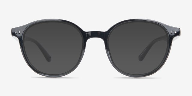 Endorphin Black PlasticEyeglass Frames from EyeBuyDirect, with Tinted Lenses